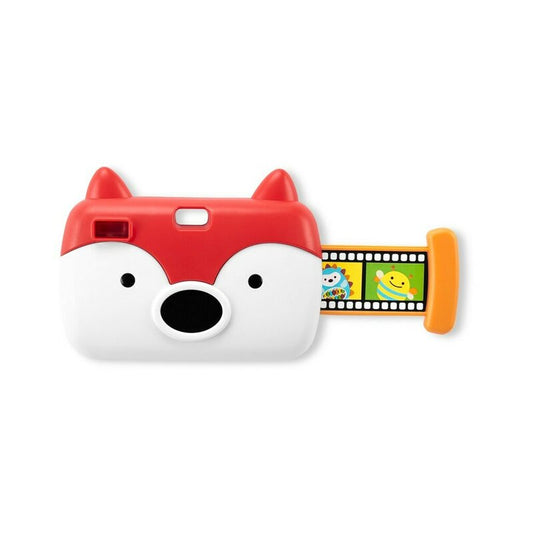Prima mea camera foto, Skip Hop, Interactiva, Cu sunete, Lumini, Oglinda, Film extensibil cu grafica, 6 luni+, Rosu