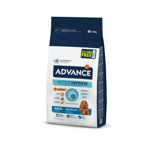 Advance Dog Medium Adult, 12+2 kg