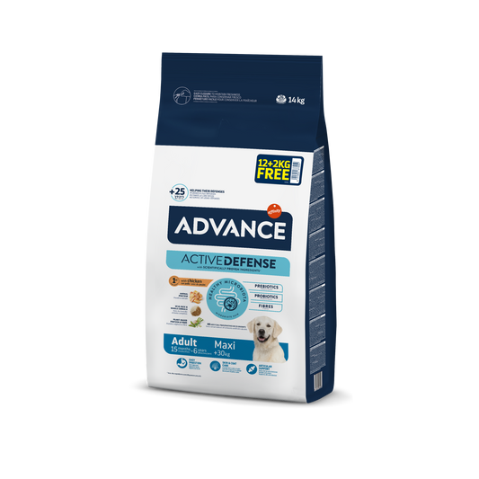 Advance Dog Maxi Adult, 12+2 kg