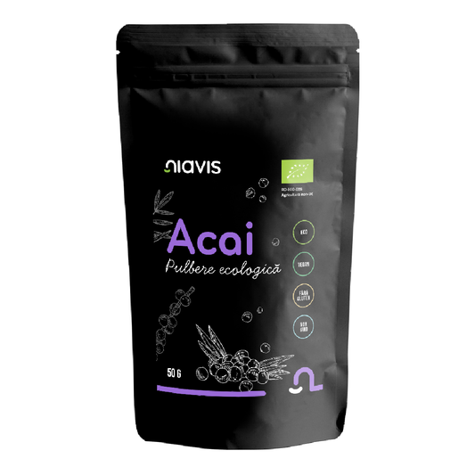 Pulbere Bio de Acai, 50 g, Niavis