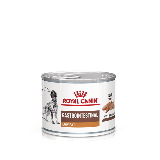 ROYAL CANIN Gastrointestinal Low Fat, XS-XL, dieta veterinara, conserva hrana umeda caini, sistem digestiv, (pate), 200 g