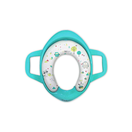 Reductor toaleta, BBluv, Poti, Cu perna confortabila si detasabila, Fara BPA, Blue
