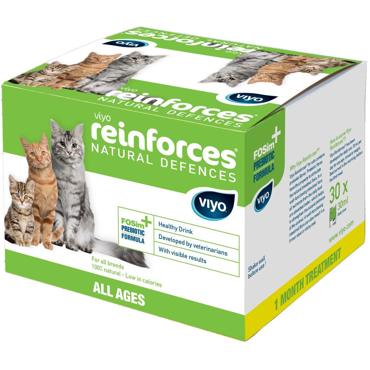 Viyo Reinforces Cat 30x30 ml (toate varstele)