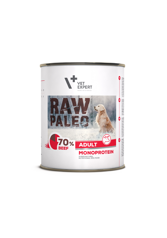 Raw Paleo, Conserva Monoproteica, Adult, Vita, 800 g