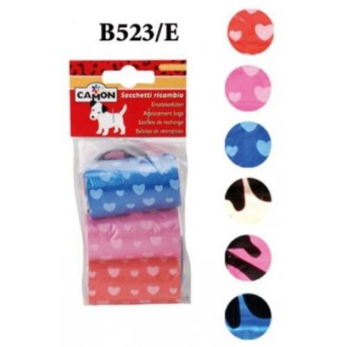 Saci colorati mini, Camon, 6 role x 20 bucati