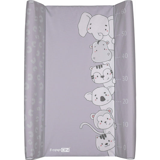 Saltea de infasat, FreeON, cu taliometru, Soft, 70 x 50 cm, Animals