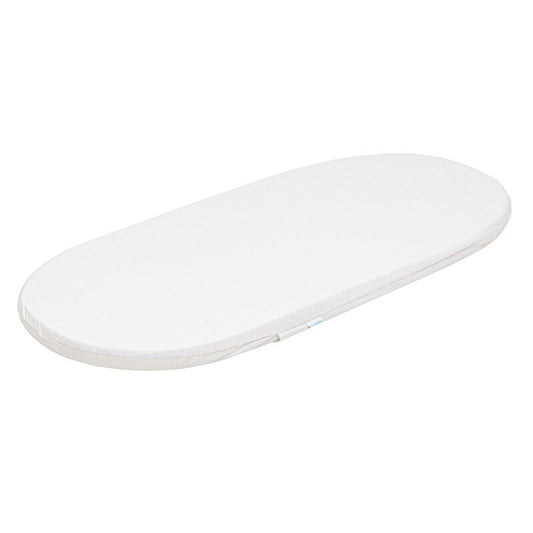Saltea landou, New Baby, Standard, Husa detasabila si lavabila, Din spuma poliuretanica, 75x35x3.5 cm, 0 luni+, Alb
