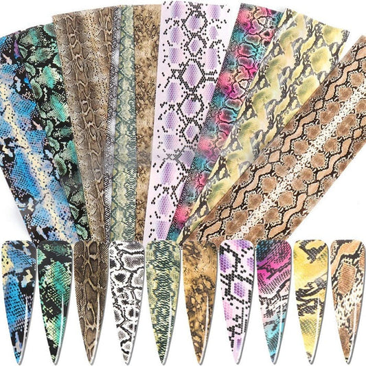 Set 10 Folii De Transfer 100X4Cm. Snk-54 - Snk-54
