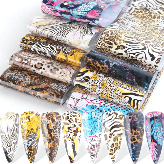 Set 10 Folii De Transfer 20X4Cm. Ft-Sd63 - Ft-Sd63