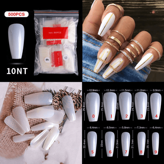Set 500 Tipsuri La Punguta Balerina 10Nt - 10Nt