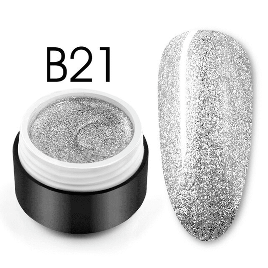 Shiny Platinum Color Gel B21 - B21
