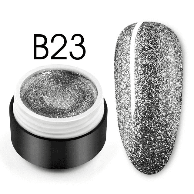 Shiny Platinum Color Gel B23 - B23