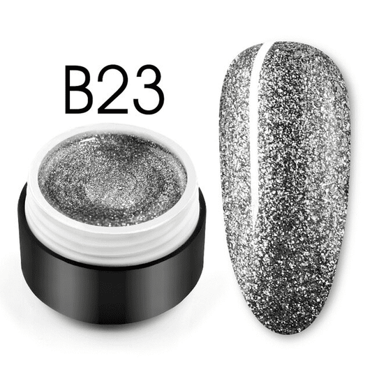 Shiny Platinum Color Gel B23 - B23