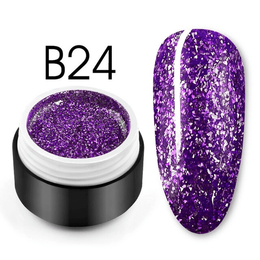 Shiny Platinum Color Gel B24 - B24