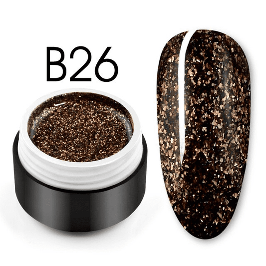 Shiny Platinum Color Gel B26 - B26