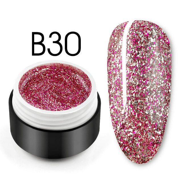 Shiny Platinum Color Gel B30 - B30
