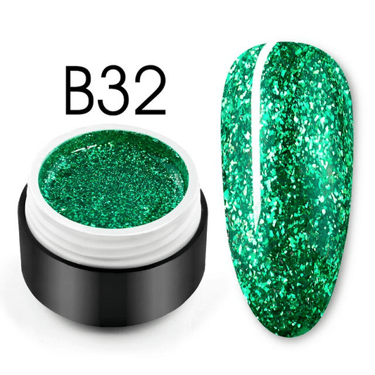 Shiny Platinum Color Gel B32 - B32