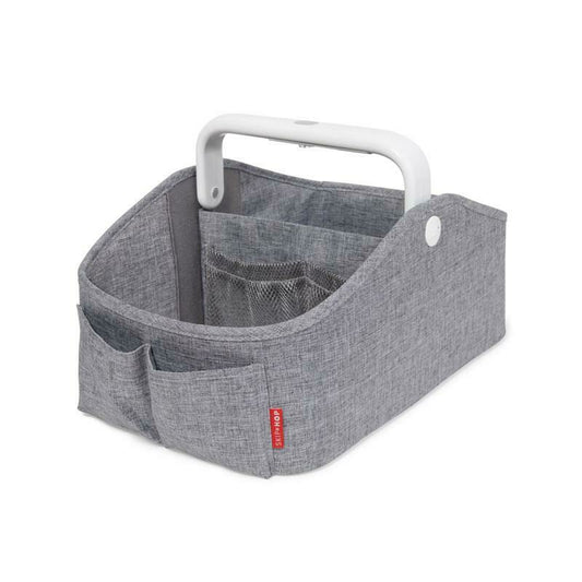 Organizator pentru scutece, Skip Hop, Cu senzor de lumina, Light Up, Cu 4 buzunare, 13 x 21.5 x 24 cm, Gri