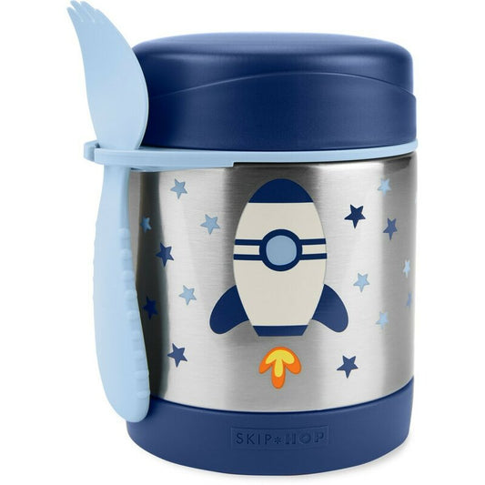 Termos, Skip Hop, Pentru alimente, Mentine cald 7h si rece 5h, Include si o lingura/furculita, Fara BPA, Conform cu standardul de securitate EN14372, 325 ml, 3 luni+, Cosmos