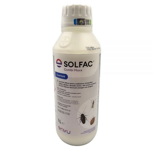 Solfac Combi Maxx 1L solutie insecticid anti plosnite de pat muste tantari gandaci furnici