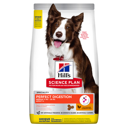 Hill's Science Plan Canine Adult Perfect Digestion Medium, 2.5 kg