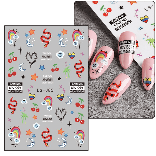 Sticker Decor Unghii Halloween Ls-J85 - Ls-J84 - Everin