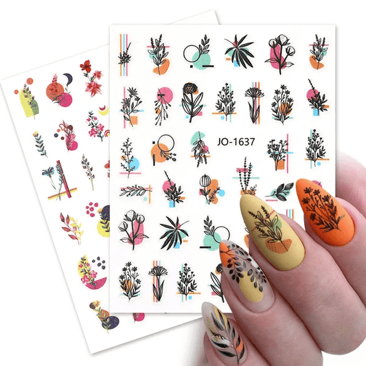 Sticker Decor Unghii Jo-1637 - Jo-1535 - Everin