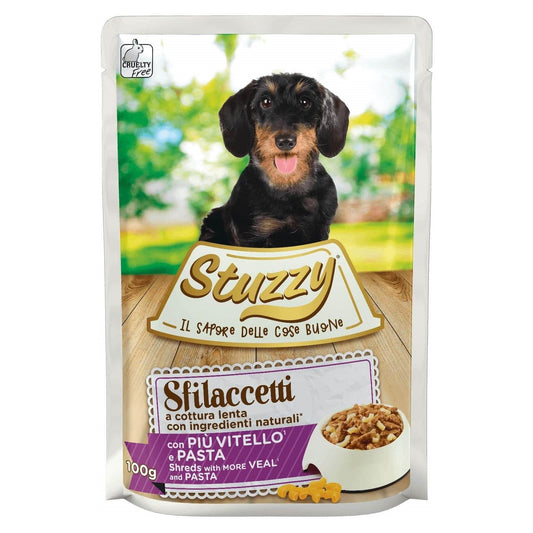 Stuzzy Speciality Dog Vitel si Paste, 100 g
