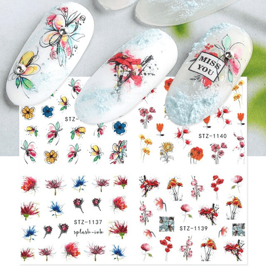 Tatuaj Decor Unghii 4 Modele I-01 - I-01