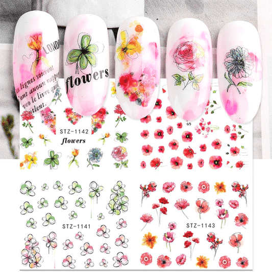 Tatuaj Decor Unghii 4 Modele I-02 - I-02