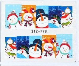 Tatuaj Decor Unghii Iarna Stz-798 - Stz-798