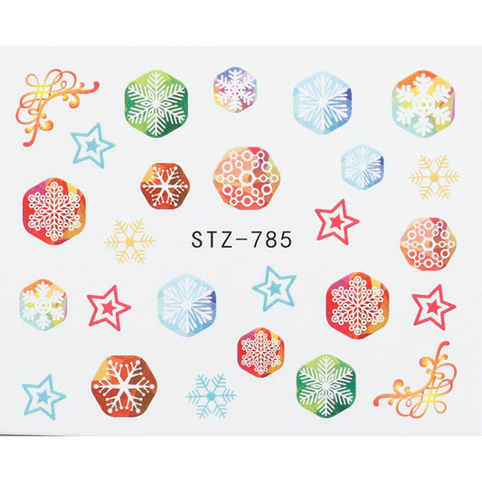 Tatuaj Decor Unghii Iarna Stz-785 - Stz-785