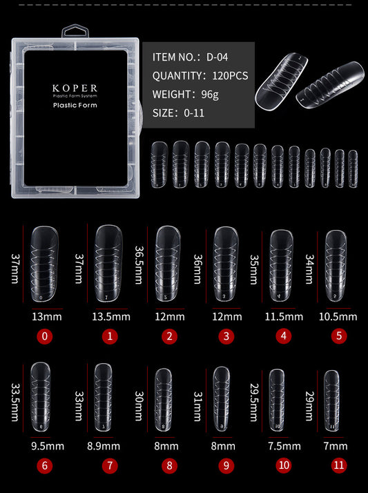 Tipsuri Smart Forms 120 Bucati Numerotate Full Cover- D-04 - D-04