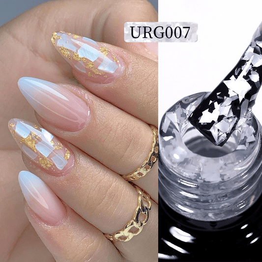 Top Coat Gold Diamond Fsm 001- Paiete Argintii - Gd-001