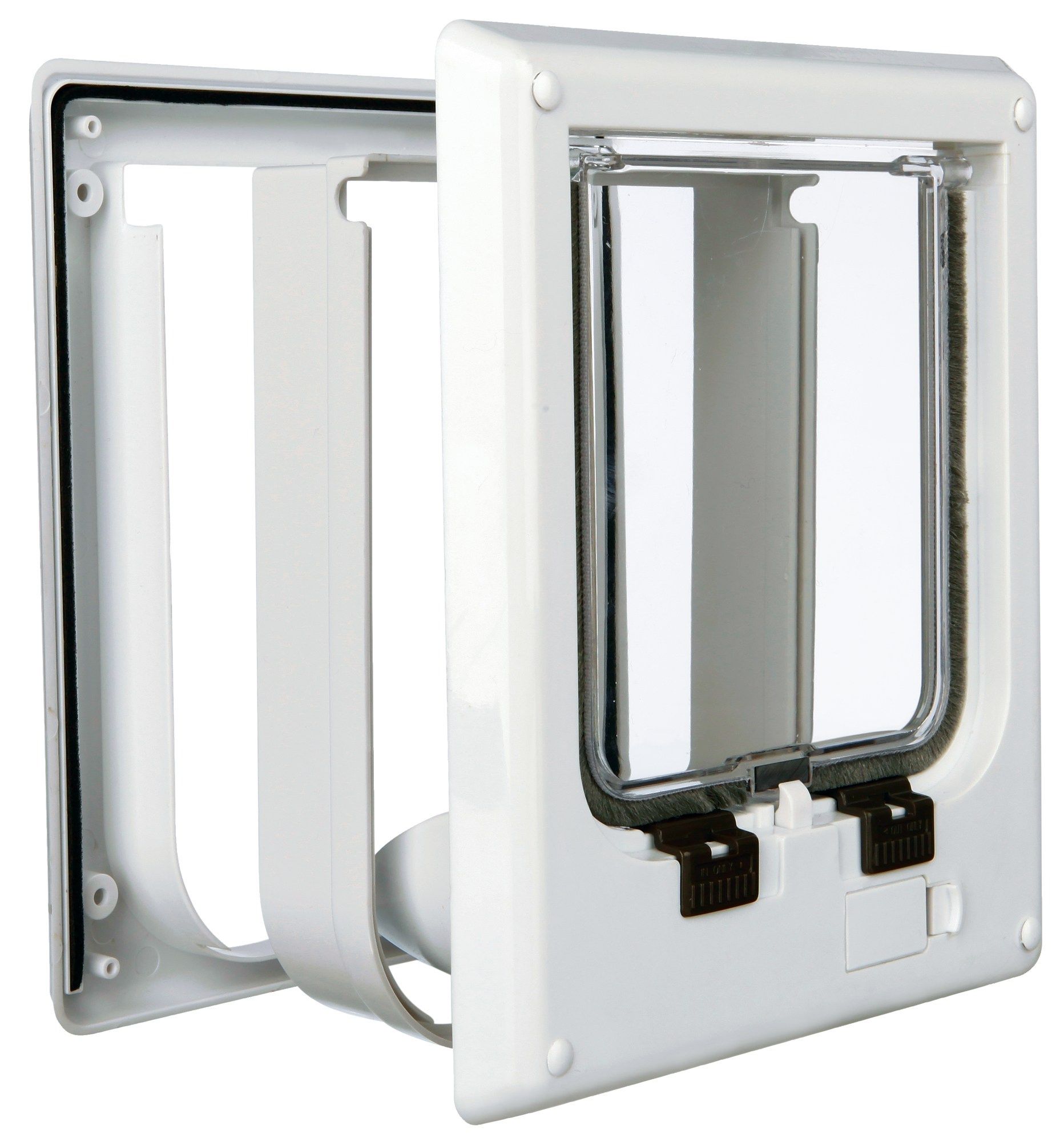 Usa Batanta Pentru Pisici, Trixie, 4-Way Electromagnetica, 21.1x24.4 cm, Alb, 3869