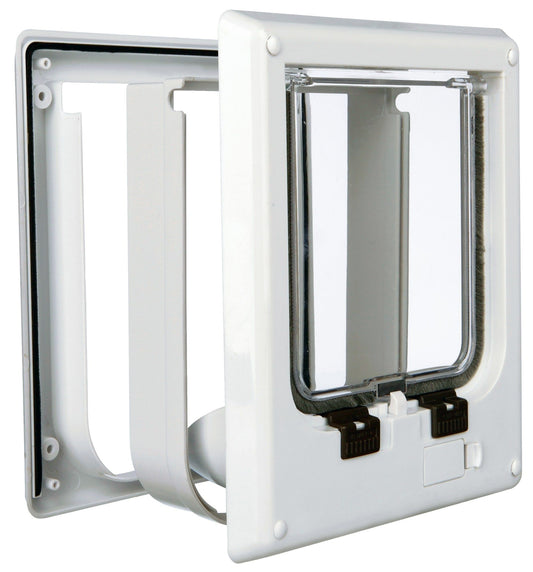 Usa Batanta Pentru Pisici, Trixie, 4-Way Electromagnetica, 21.1x24.4 cm, Alb, 3869