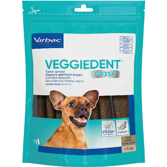 Veggiedent Fr3sh Extra Small Dog (<5 kg), 15 bucati