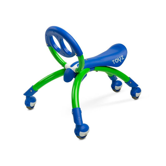 Vehicul ride-on, Toyz, Beetle, 2 in 1, Cu functie de impins, Pana la 20 kg, 58x43x46 cm, 9-36 luni, Albastru