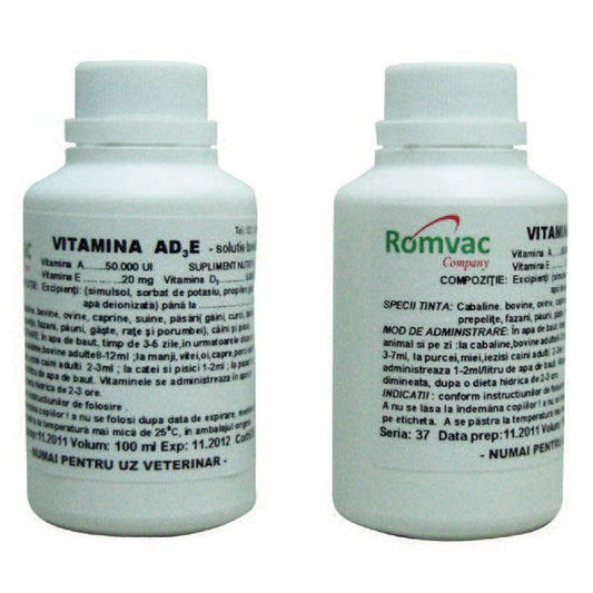Vitamina AD3E, 100 ml