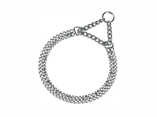 Zgarda caine lant dublu 50 cm